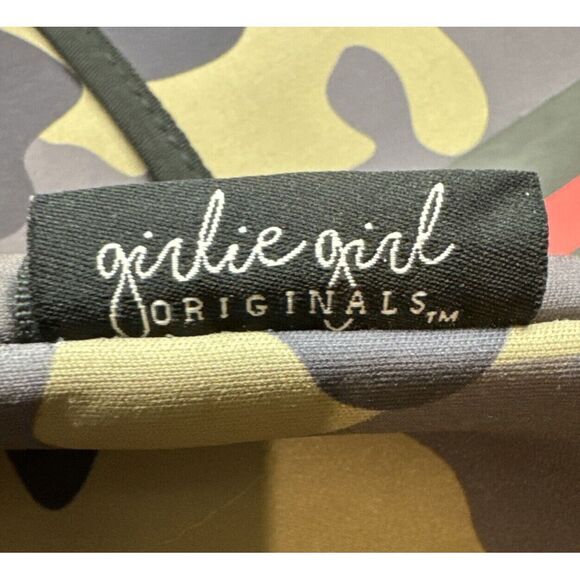 GIRLIE GIRL‎ ORIGINALS Tote Crossbody Purse Women Camo Red Stripe Neoprene Bag - Picture 14 of 14